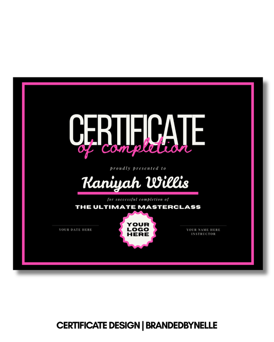 Certificate Design