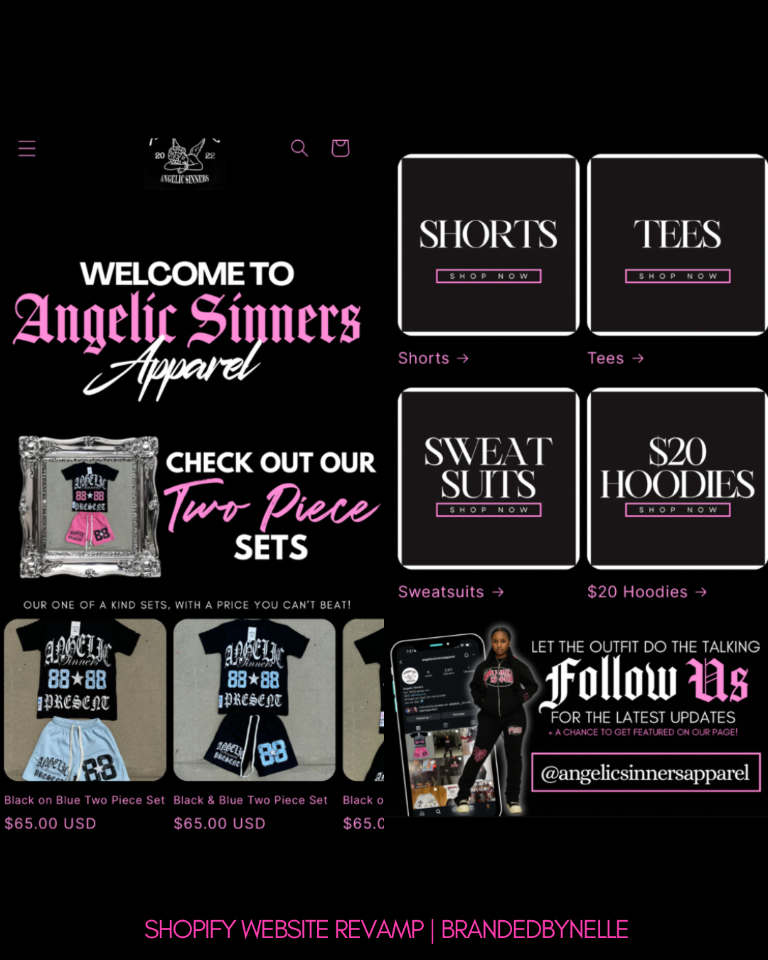 Shopify/Wix Website Revamp