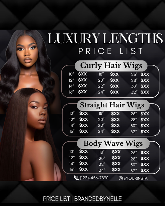 Menu/Price List